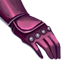 A pink fantasy-style glove